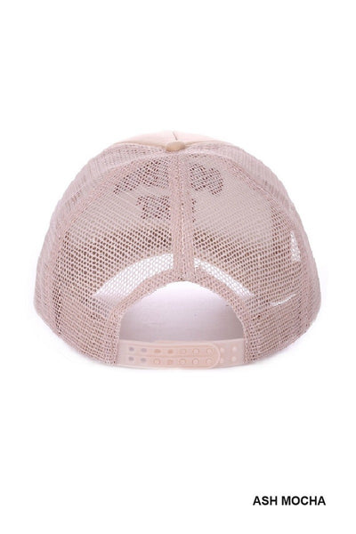 The Cowboy Hat Baseball Mesh Hat - Lulu Bella Boutique