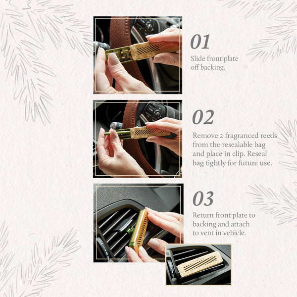 Frasier Fir Car Diffuser Kit - Lulu Bella Boutique