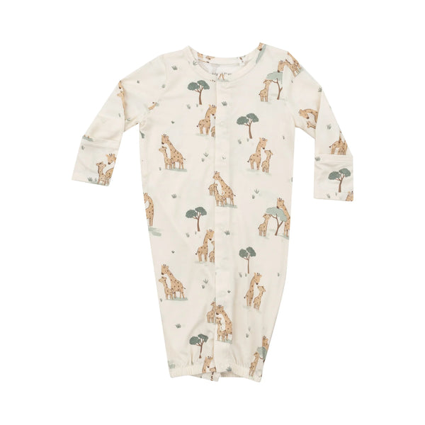 Giraffe Families Convertible Gown - Lulu Bella Boutique
