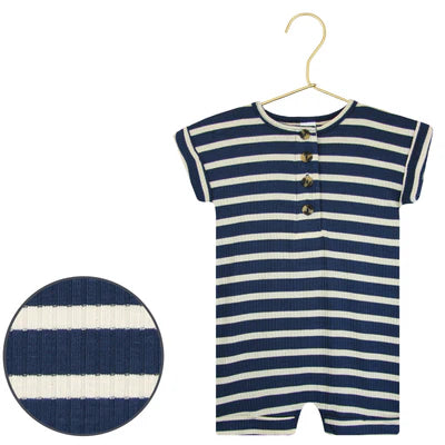 Jack Ribbed Romper - Lulu Bella Boutique