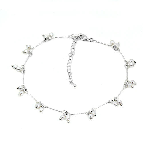 Pearl Dangle Anklet - Lulu Bella Boutique