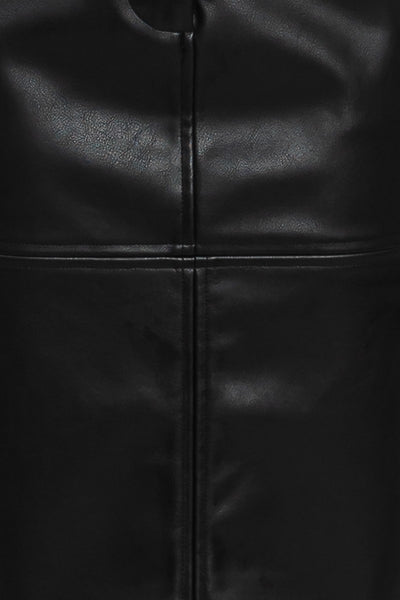 Faux Leather Midi Skirt - Lulu Bella Boutique