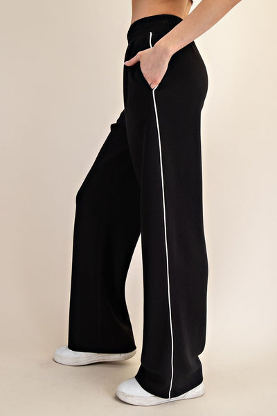 Modal Side Piping Pants - Lulu Bella Boutique