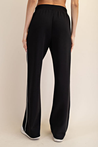 Modal Side Piping Pants - Lulu Bella Boutique
