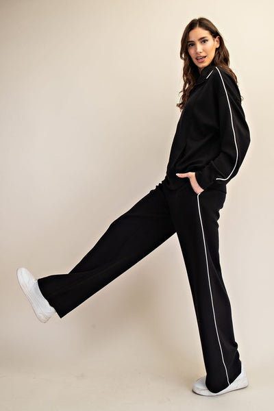 Modal Side Piping Pants - Lulu Bella Boutique