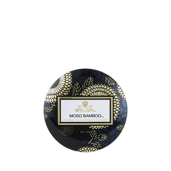 Moso Bamboo Mini Tin Candle - Lulu Bella Boutique