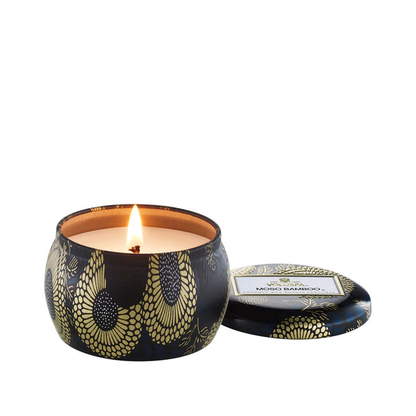 Moso Bamboo Mini Tin Candle - Lulu Bella Boutique