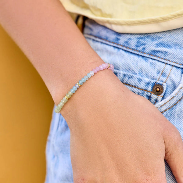 Ombre Rainbow Stretch Bracelet - Lulu Bella Boutique