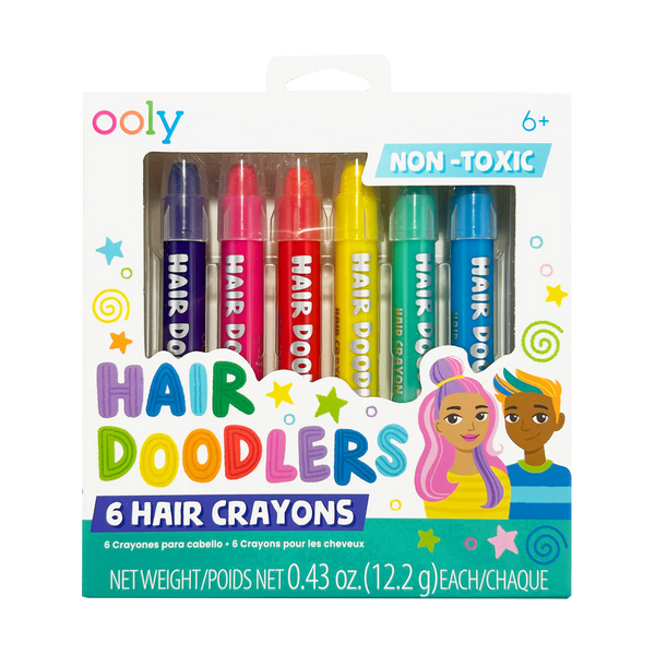 Hair Doodlers Hair Crayons - Set of 6 - Lulu Bella Boutique