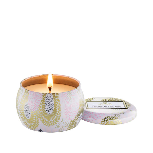 Panjore Lychee Mini Tin Candle - Lulu Bella Boutique