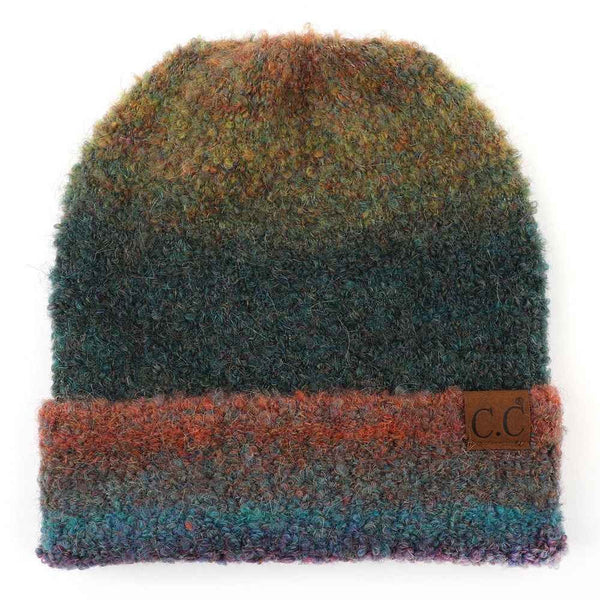Multi Color Slouchy Mohair Beanie - Lulu Bella Boutique