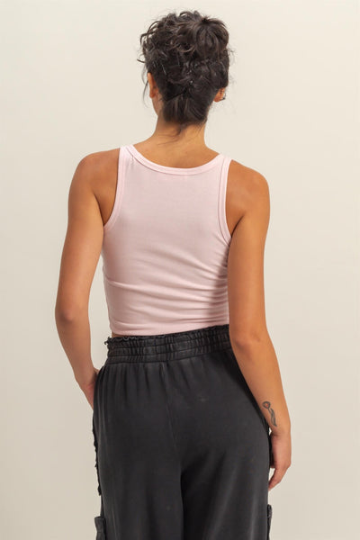 Scoop Neck Bodycon Tank - Lulu Bella Boutique