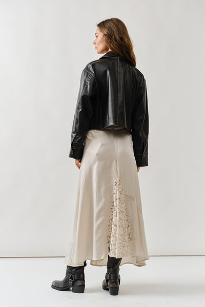 Vintage Washed Leather Jacket