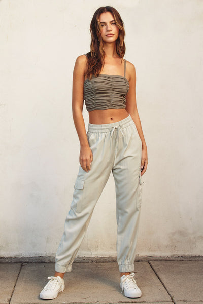 Washed Cargo Jogger - Lulu Bella Boutique