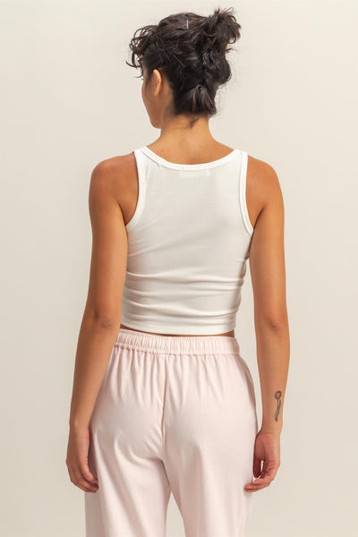 Scoop Neck Bodycon Tank - Lulu Bella Boutique