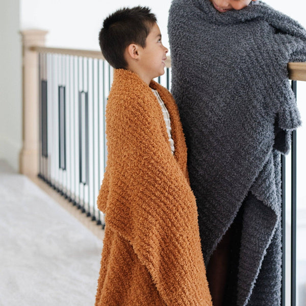 RIBBED BAMBONI® TODDLER BLANKETS: Cameo - Lulu Bella Boutique