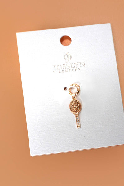 CLUSTER CHARMS - TITANIUM STEEL OR BRASS CHARMS | 40CM100: TENNIS - Lulu Bella Boutique