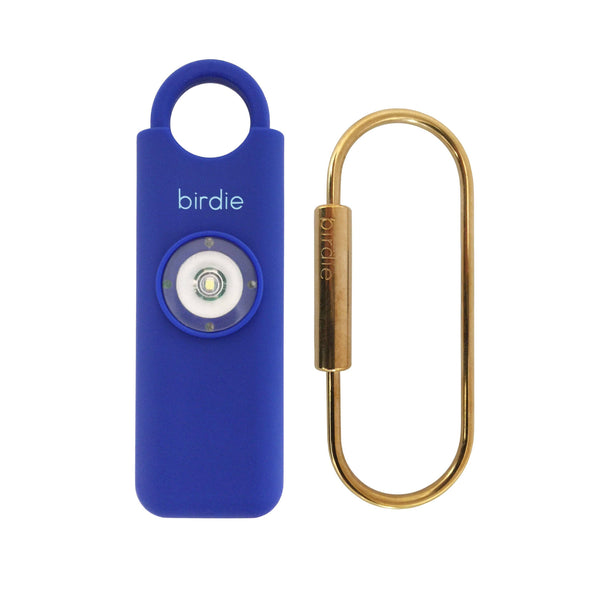 She's Birdie Personal Safety Alarm: Single / Metallic Indigo - Lulu Bella Boutique