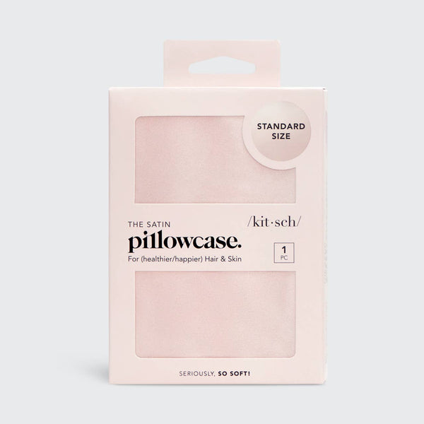 Satin Pillowcase - Blush - Lulu Bella Boutique