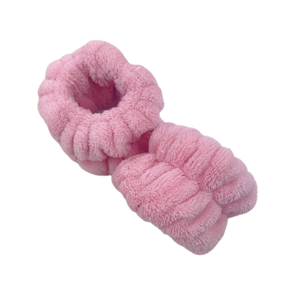 Microfiber Wristbands: Rose - Lulu Bella Boutique