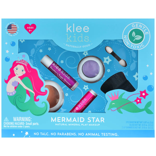 NEW! Marshmallow Fairy - Klee Kids Play Makeup 4-PC Kit: Lollipop Star - Lulu Bella Boutique
