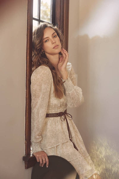 ROMANTIC IN EVERY WAY FLORAL TIERED RUFFLE MINI DRESS - Lulu Bella Boutique