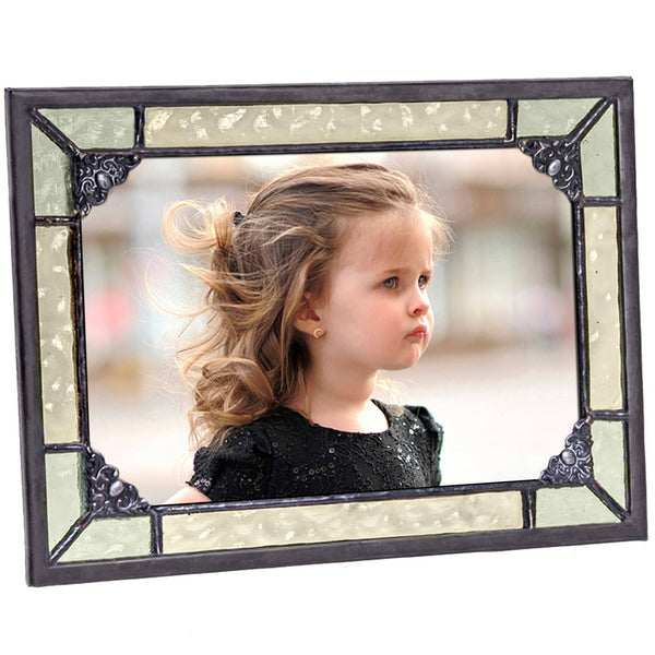 Picture Frames - Vintage Green Glass 4x6 & 5x7 By J Devlin: Pic 404-57HV - Lulu Bella Boutique