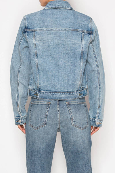 CLASSIC TRUCKER DENIM JACKET : SMALL - Lulu Bella Boutique