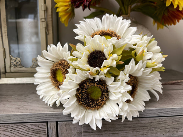 Rustic antique collection-Real Touch Sunflower Bundle: Rich Wine - Lulu Bella Boutique