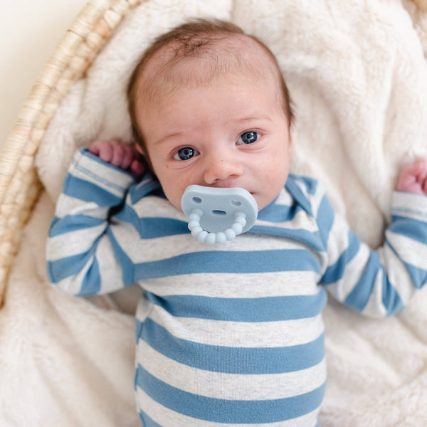 Cutie PAT Smile (0m+) Pacifier + Teether Sets: Blossom - Lulu Bella Boutique