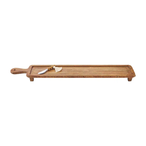 Beaded Wood Paddle Board Set