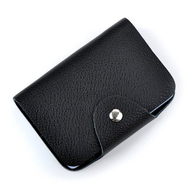 MULTI-CARD SLOT BUSINESS CARD HOLDER CARD HOLDER_CWAB3834: Black / (OS) 1 - Lulu Bella Boutique