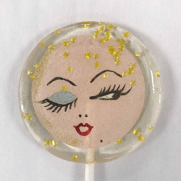Pink Winking Moon Lollipops - Lulu Bella Boutique