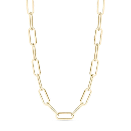 14K Gold Filled PLUS™ 2.5MM Paperclip Chain Necklace: 18"