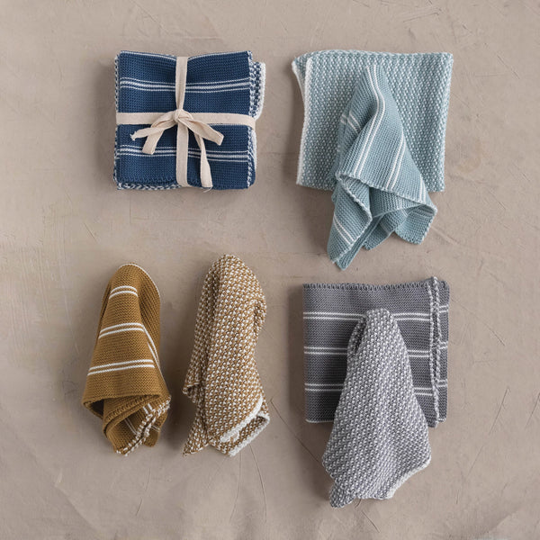 Cotton Knit Dish Cloths - Lulu Bella Boutique