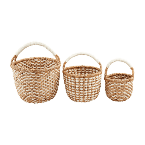 Cream Woven Baskets