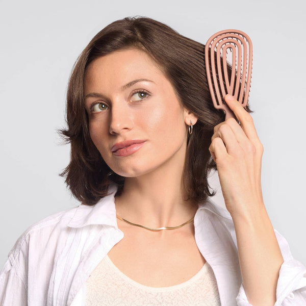 Detangling Flexi Brush - Terracotta - Lulu Bella Boutique