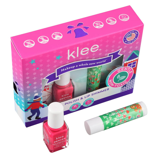 Elves' Magic - Water-Based Nail Polish and Lip Shimmer Set: Angels' Halos - Lulu Bella Boutique