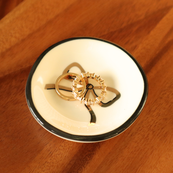 Gold Bow - Ring Dish - Lulu Bella Boutique