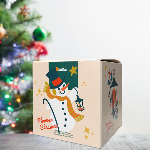 Christmas Shower Steamer Cube - Snow - Lulu Bella Boutique
