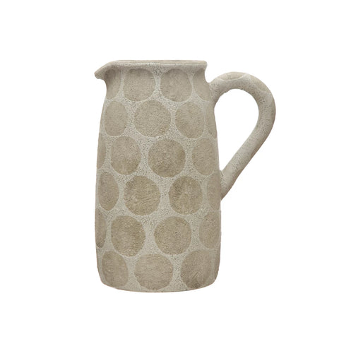 Dotted Pitcher Vase