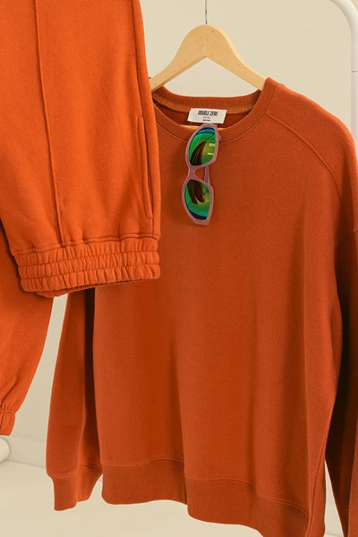 Drop Shoulder Sweater Lounge Set - Lulu Bella Boutique