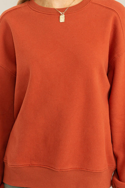 Drop Shoulder Sweater Lounge Set - Lulu Bella Boutique