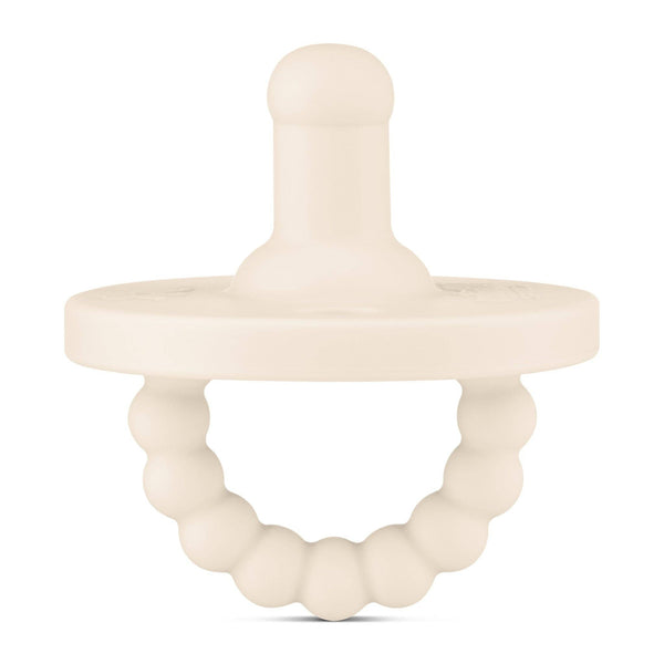 Cutie PAT Round (0-24m) Pacifier + Teether: Lavender - Lulu Bella Boutique