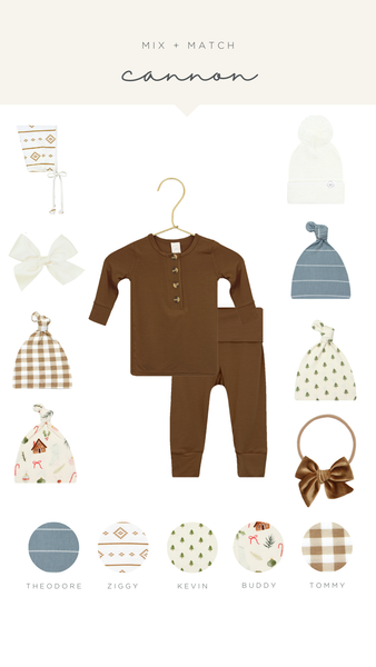 Cannon Top + Bottoms: 3-6 Month - Lulu Bella Boutique