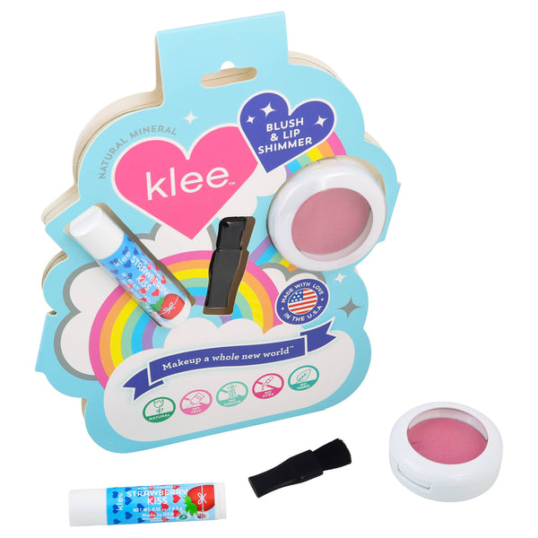 NEW! Sweet Cherry Spark - Blush and Lip Shimmer Set: Cotton Candy Whisper - Lulu Bella Boutique