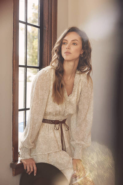 ROMANTIC IN EVERY WAY FLORAL TIERED RUFFLE MINI DRESS - Lulu Bella Boutique