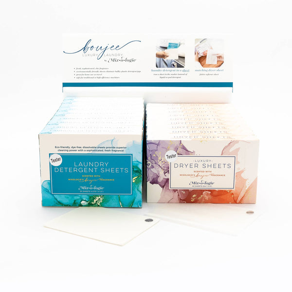 Boujee Fabric Softener Dryer Sheets by Mixologie