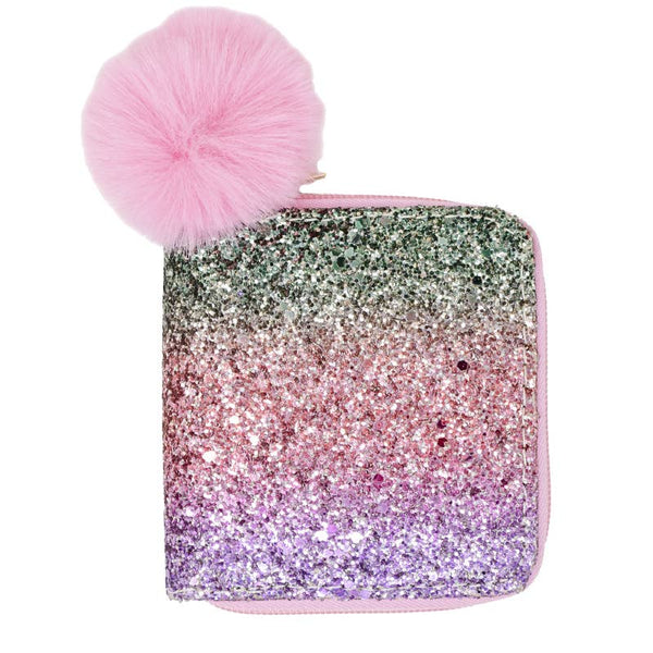 Glitter Rainbow Wallet: Rainabow - Lulu Bella Boutique