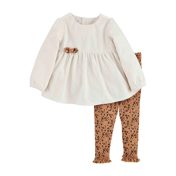 Fawn Toddler Tunic Set - Lulu Bella Boutique